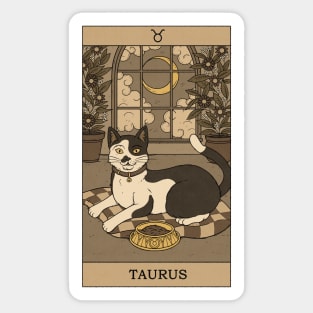 Taurus Cat Sticker